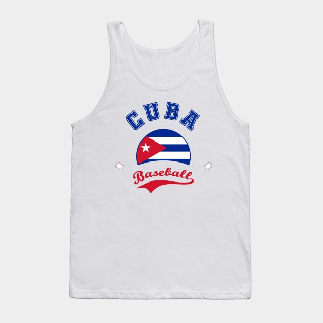 Cuba Baseball team Tank Top by CulturedVisuals